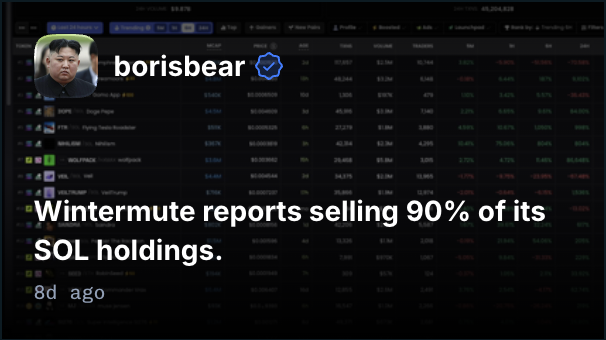 Wintermute news alert